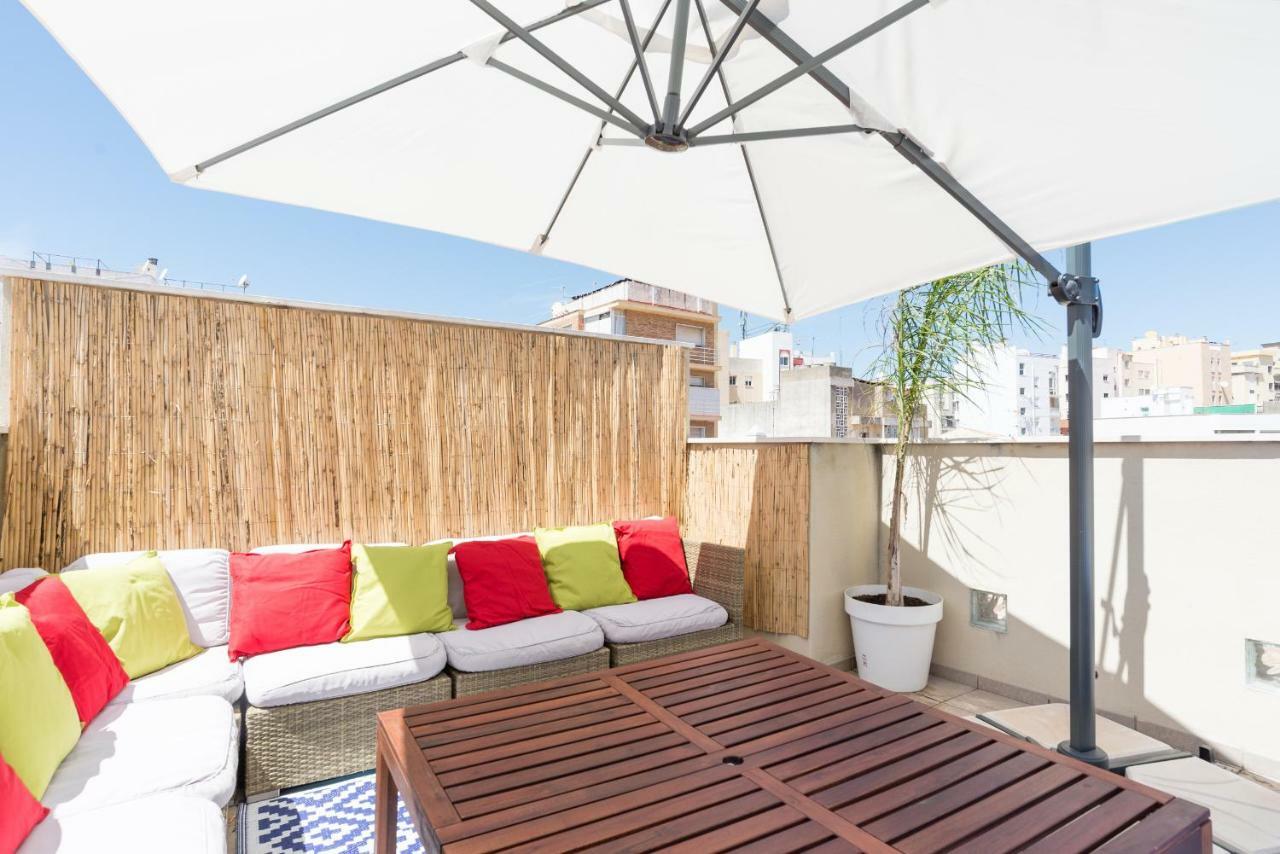 Ma1A-Apt With Rooftops With Palms Close To Old Town Malaga Zewnętrze zdjęcie